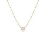 Gemma Collection κολιέ σε ασήμι 925 με mother of pearl
